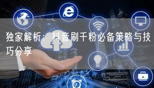 独家解析:抖音刷千粉必备策略与技巧分享