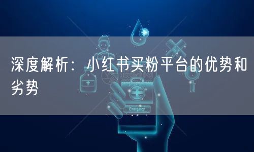 深度解析：小红书买粉平台的优势和劣势