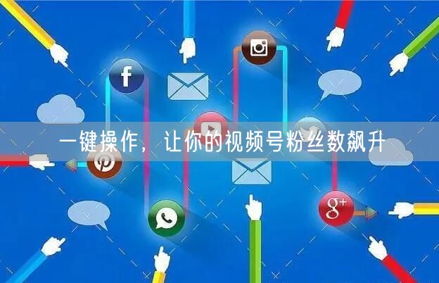 一键操作，让你的视频号粉丝数飙升