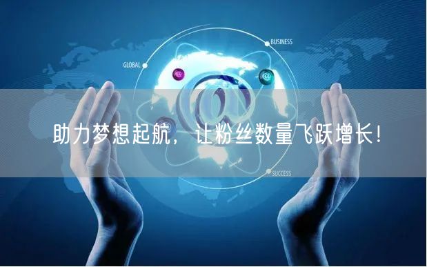助力梦想起航,让粉丝数量飞跃增长!